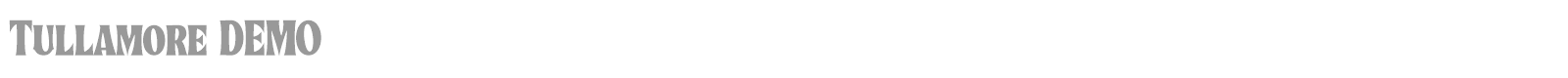 Tullamore font preview